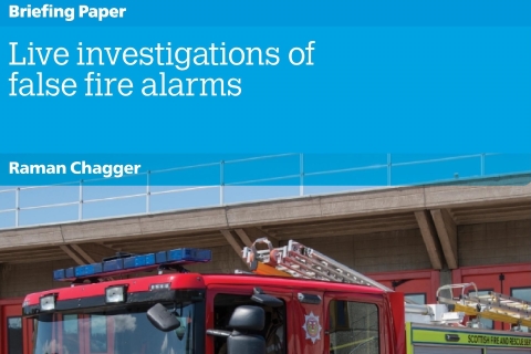 Live investigations of false fire alarms