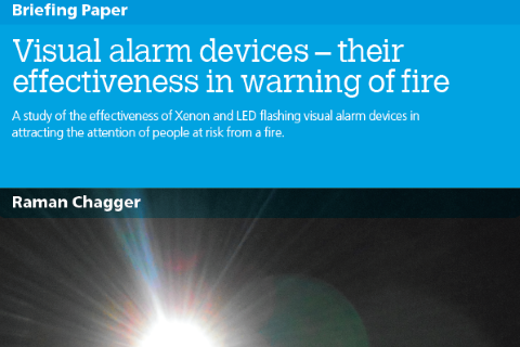 Visual alarm devices - their effectiveness in warning of fire