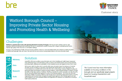 Watford Borough Council, Improving Private Sector Housing and Promoting Health & Wellbeing