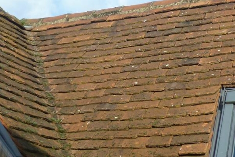 Tile roof in good condition