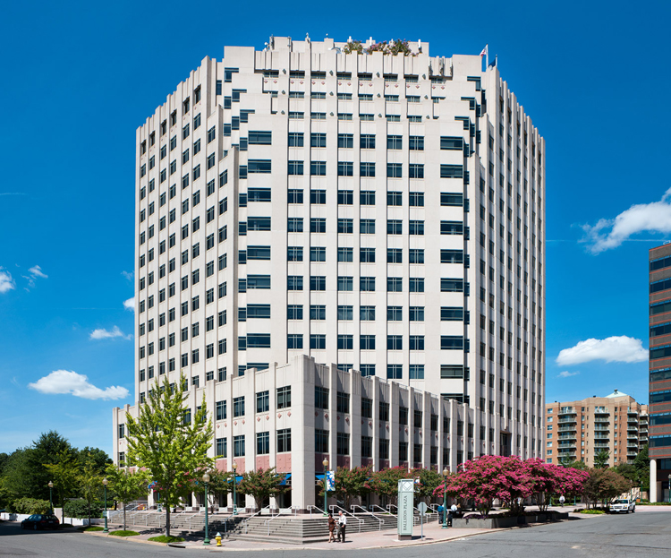 The first office building with a verified score under BREEAM In-Use in the US, Three Ballston Plaza