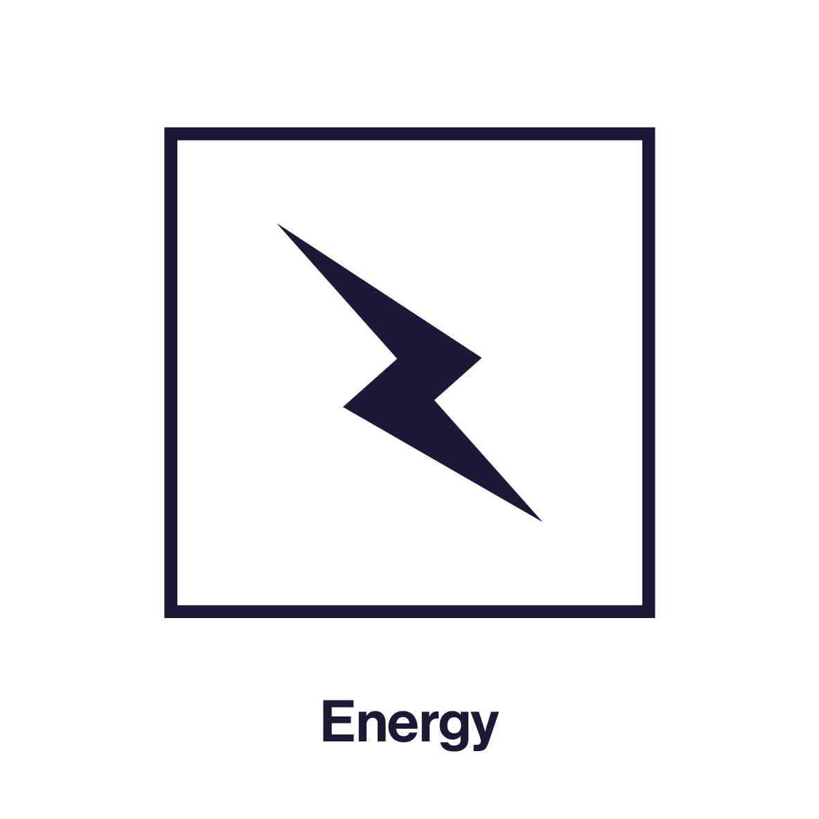 BREEAM assessment category, energy icon