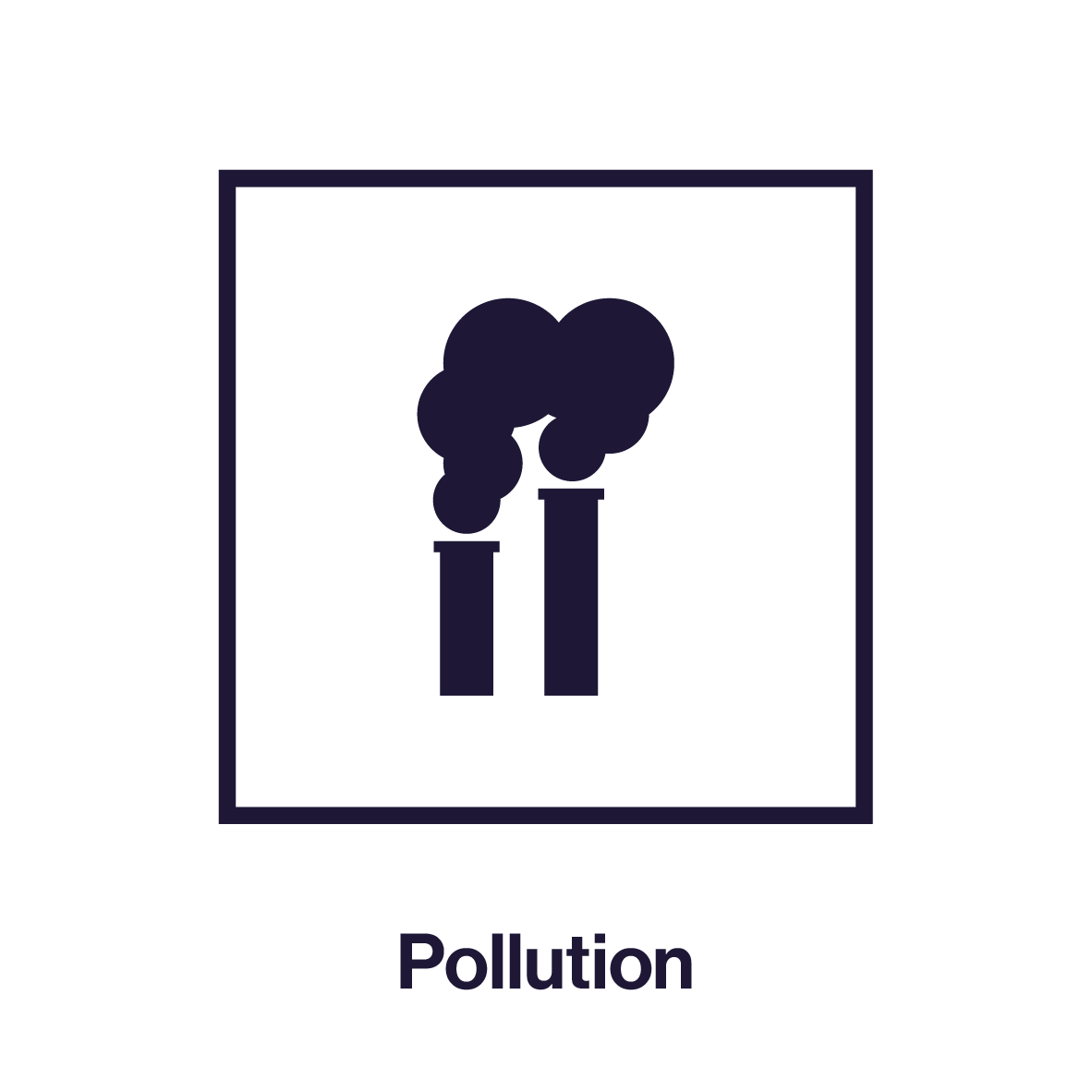 BREEAM assessment category, Pollution icon