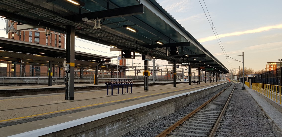 Sustainable Rail construction Leeds Station